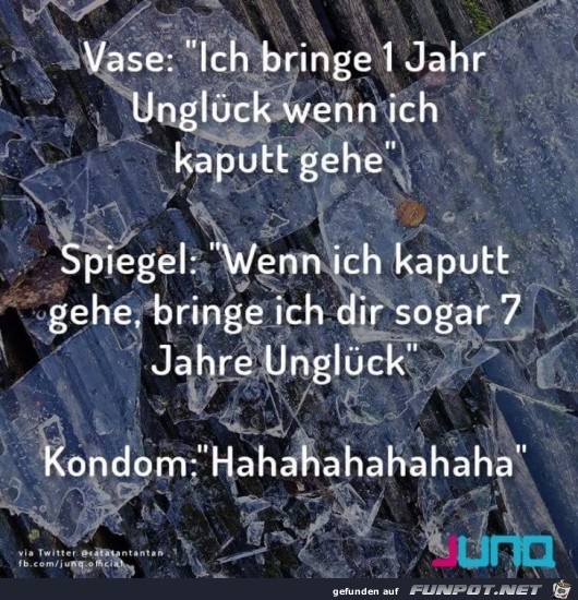 Unglck bringen