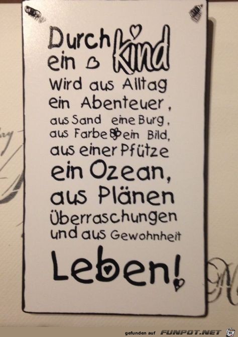 durch ein Kind durch ein Kind