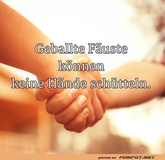 geballte Faeuste