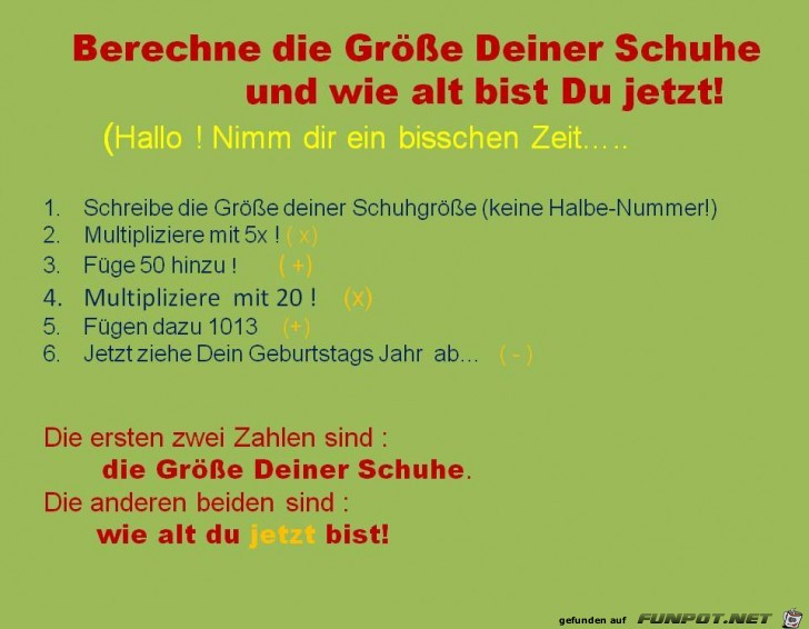 Berechne Berechne