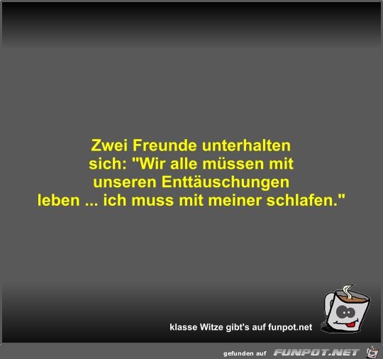 Zwei Freunde unterhalten sich Zwei Freunde unterhalten sich