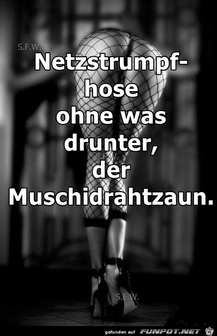 Netzstrumpfhose ohne was Netzstrumpfhose ohne was