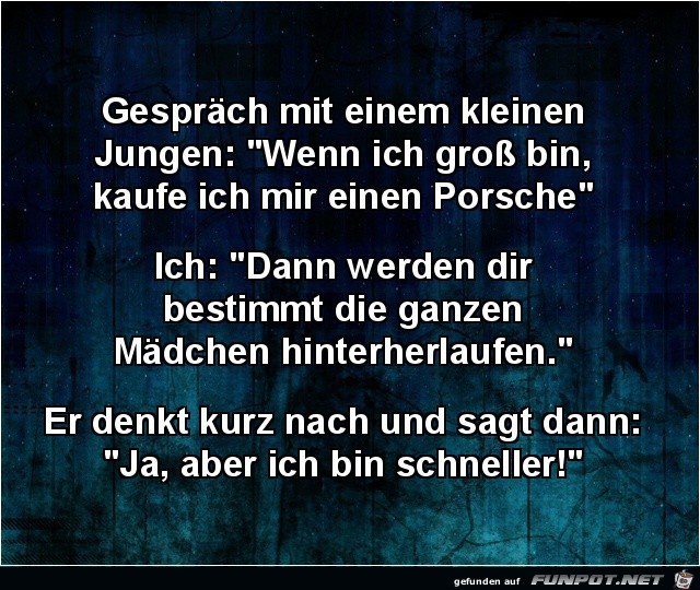 Gespräch mit einem kleinen Jungen.... Gespräch mit einem kleinen Jungen....