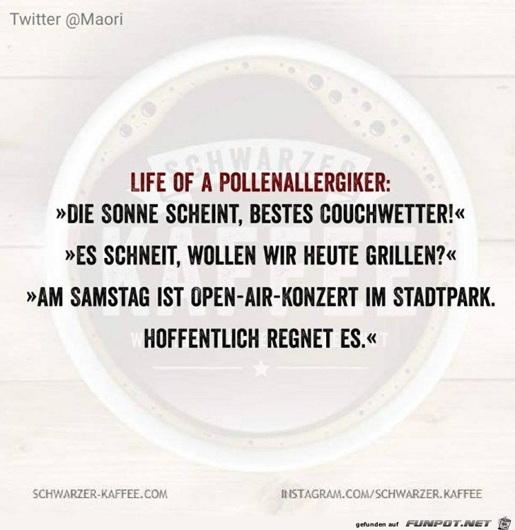 Das Leben der Pollenallergiker Das Leben der Pollenallergiker