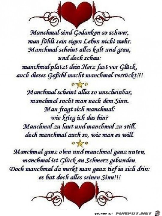 manchmal sind Gedanken so schwer,.... manchmal sind Gedanken so schwer,....