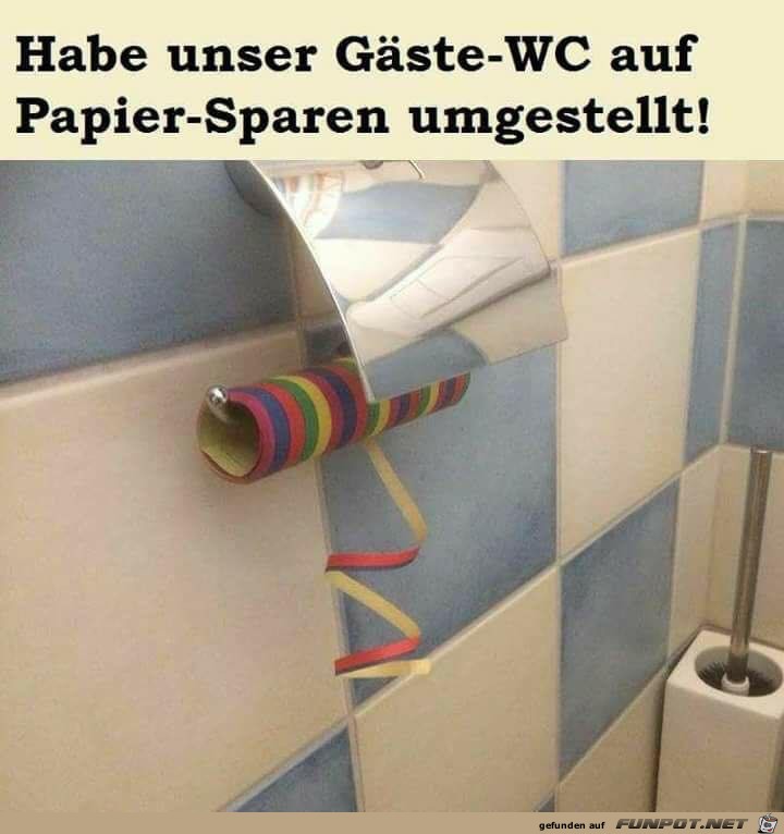 Papier sparen Papier sparen