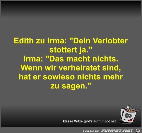 Edith zu Irma Edith zu Irma