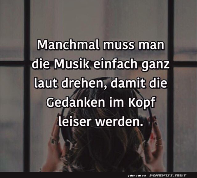 Musik lauter drehen Musik lauter drehen