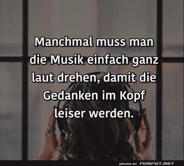 Musik lauter drehen