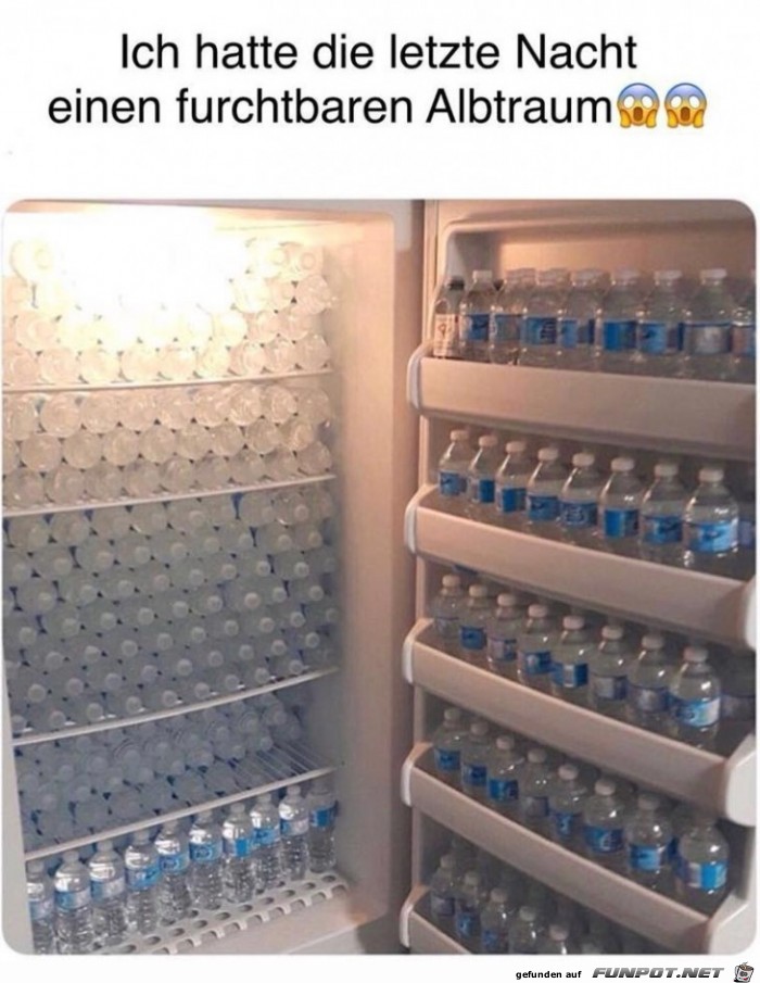 Ich hatte letzte Nacht einen furchtbaren Albtraum...