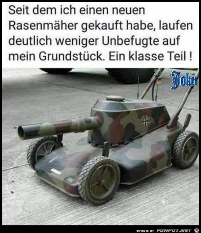 Neuer Rasenmher