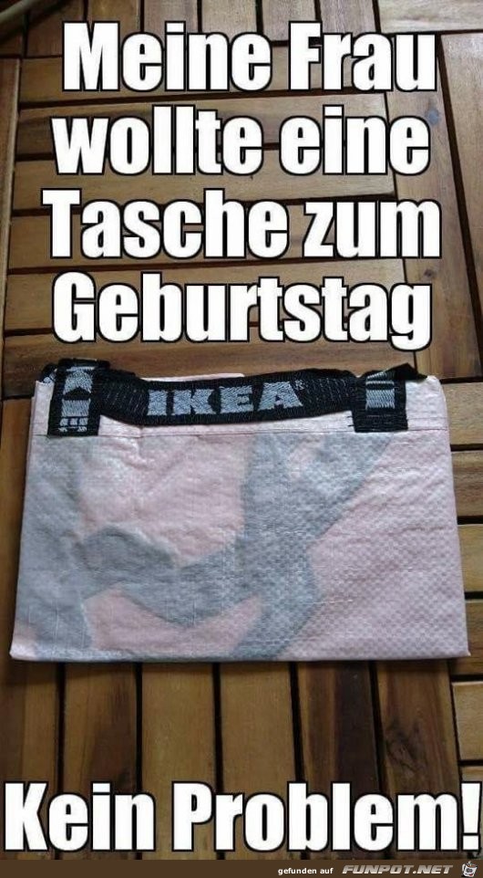 Neue Tasche