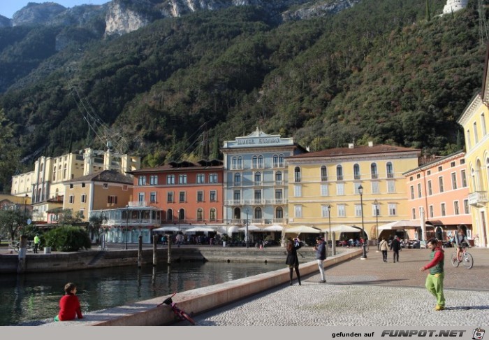 Impressionen aus Riva del Garda am gleichnamigen See