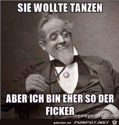 Sie wollte tanzen, aber