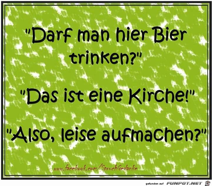 Darf man hier Bier trinken? Darf man hier Bier trinken?
