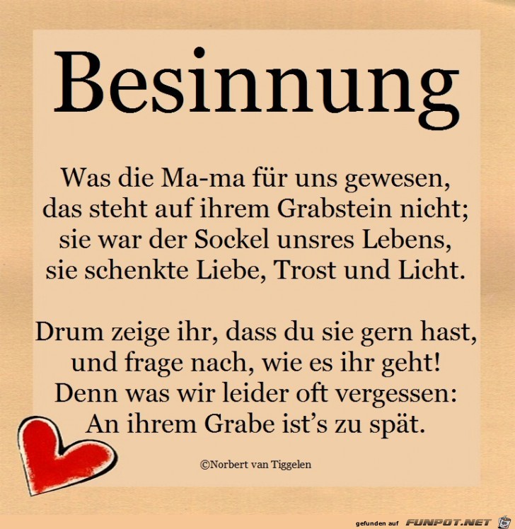Besinnung Mama 2018 Besinnung Mama 2018