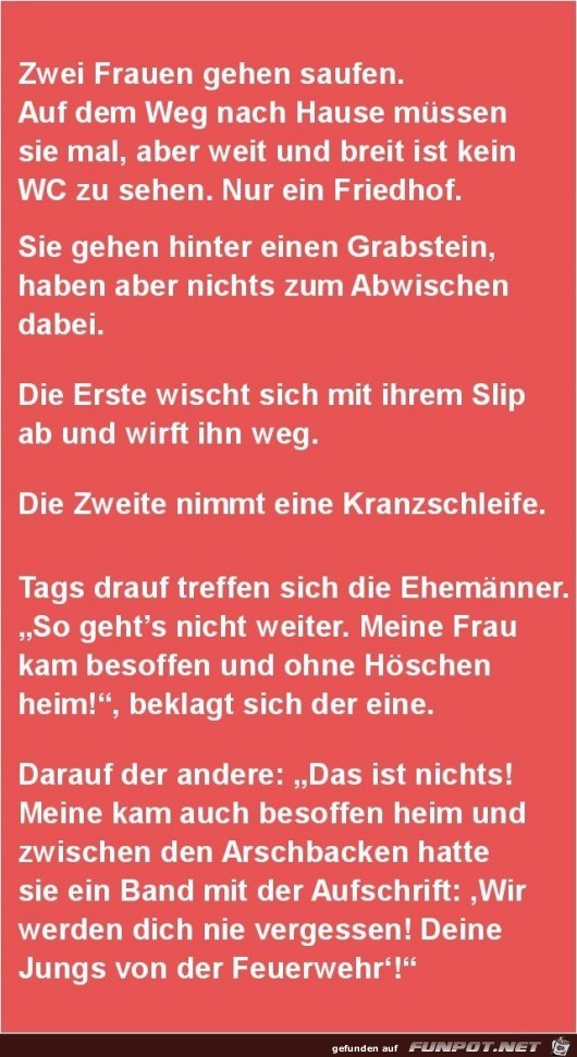 zwei Frauen gehen saufen...