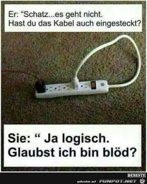 Kabel richtig einstecken