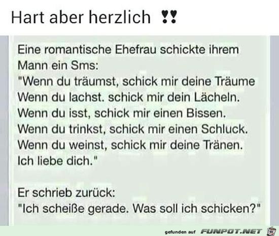 hart aber herzlich...