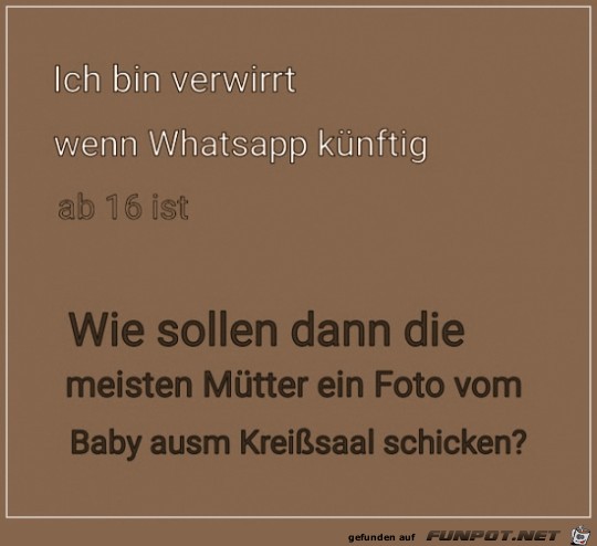 Ich bin verwirrt.. Ich bin verwirrt..