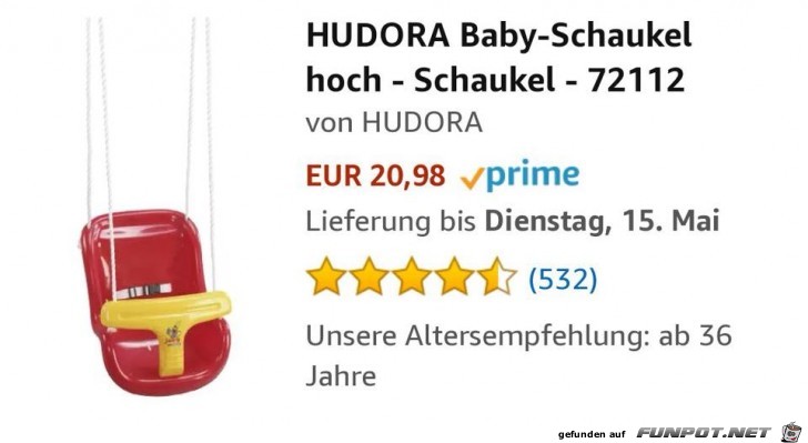 Babyschaukel fr Erwachsene