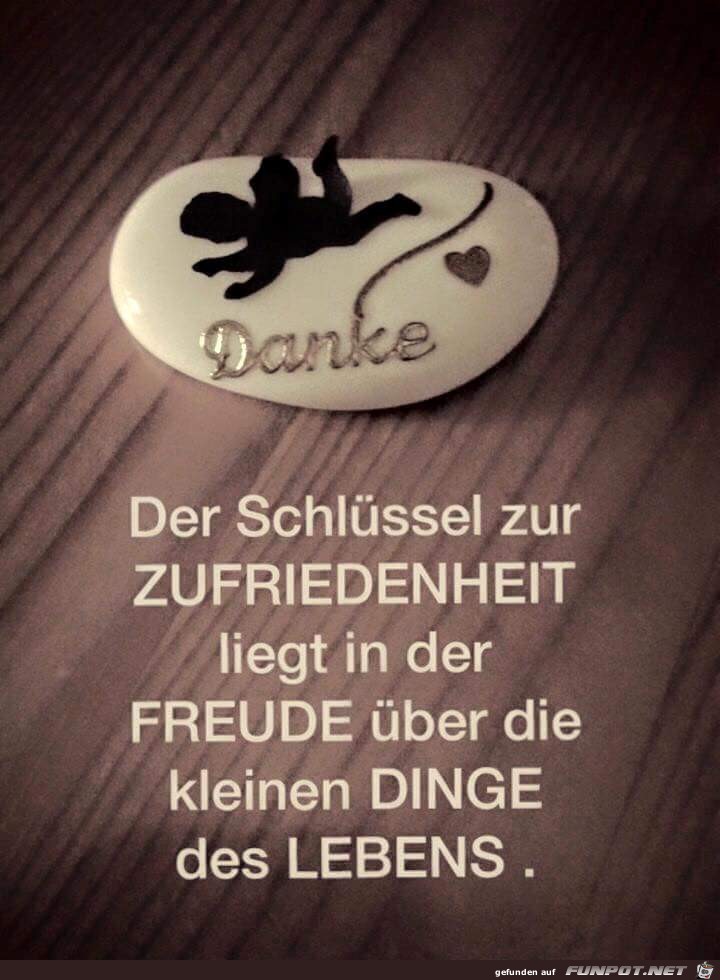 der Schluessel zur Zufriedenheit der Schluessel zur Zufriedenheit