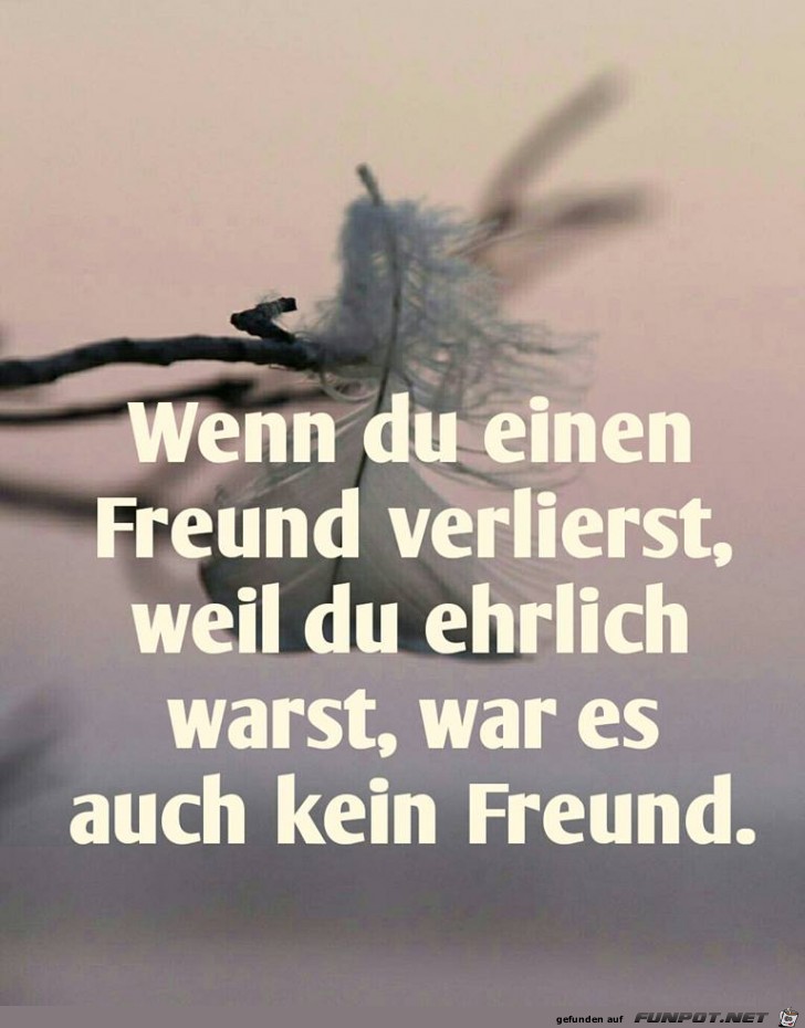 Wenn du einen Freund verlierst Wenn du einen Freund verlierst