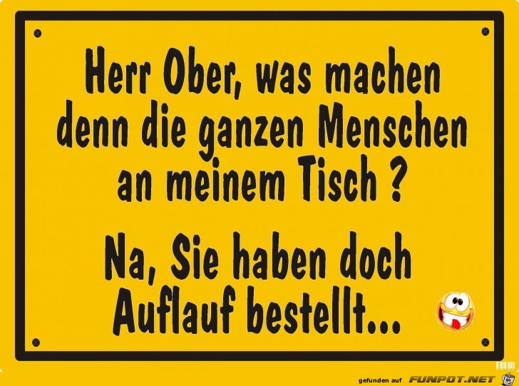 Schild-Auflauf Schild-Auflauf