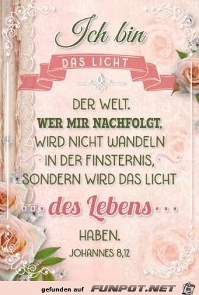 Johannes 8.12 Johannes 8.12
