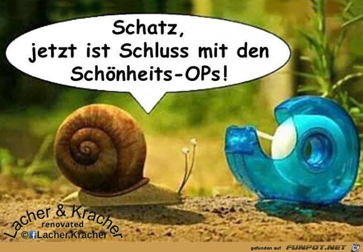 Schatz, jetzt ist Schluss...