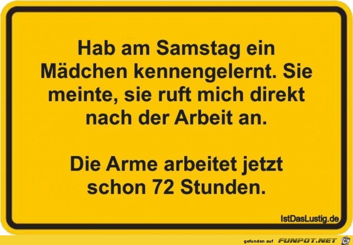 Habe am Samstag ein Mädchen kennengelernt Habe am Samstag ein Mädchen kennengelernt