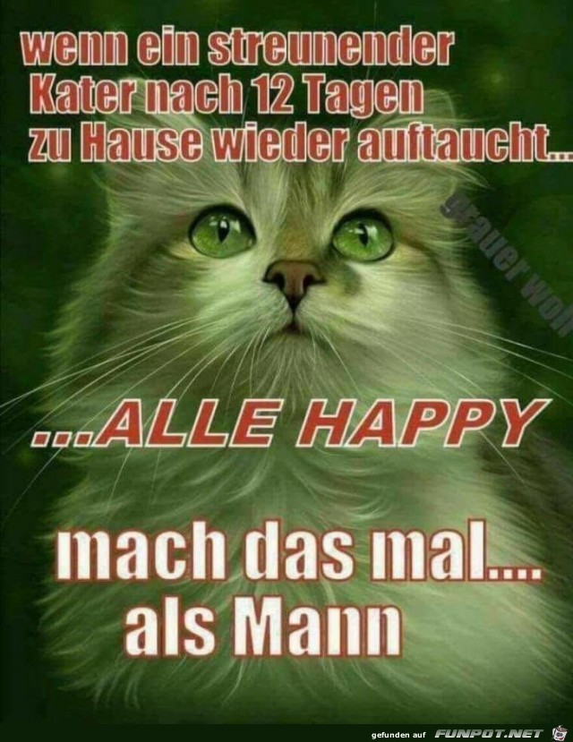 Mach das mal als Mann...