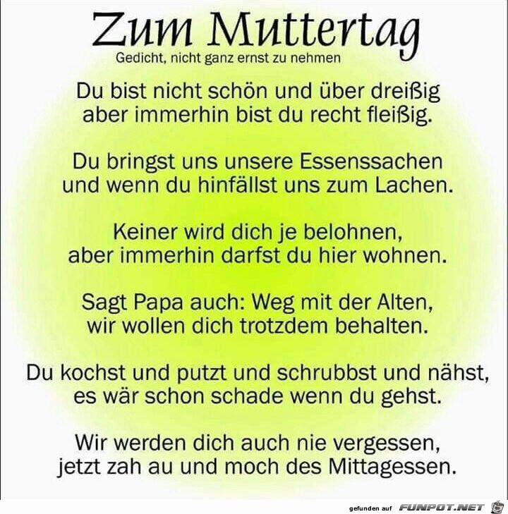 Zum Muttertag Zum Muttertag