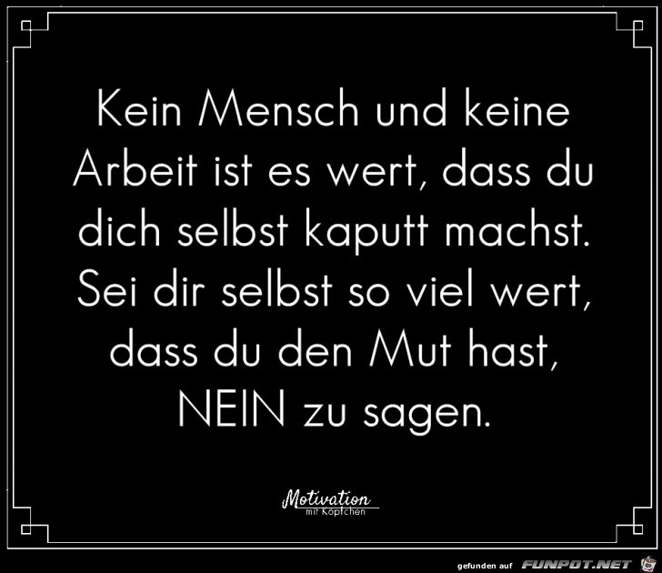 Kein Mensch und keine Arbeit