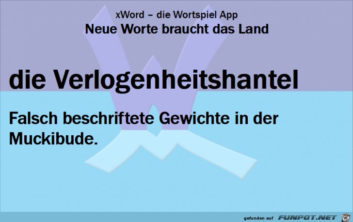 Neue-Worte-Verlogenheitshantel