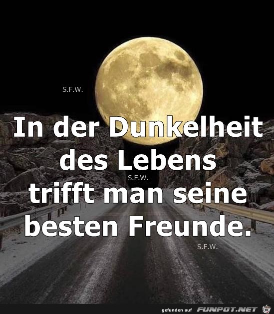 In der Dunkelheit