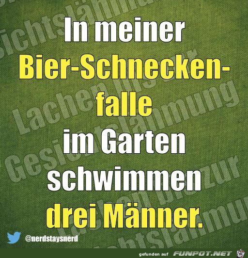Bier-Schneckenfalle Bier-Schneckenfalle