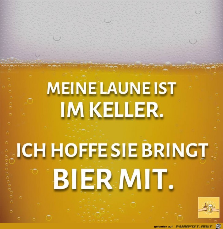 Meine Laune ist im Keller