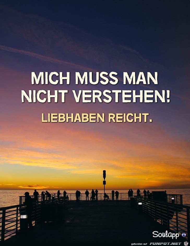 Mich muss man nicht verstehen Mich muss man nicht verstehen