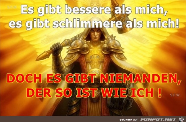 Es gibt bessere als mich Es gibt bessere als mich