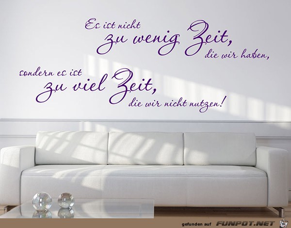 es ist nicht zu wenig zeit es ist nicht zu wenig zeit