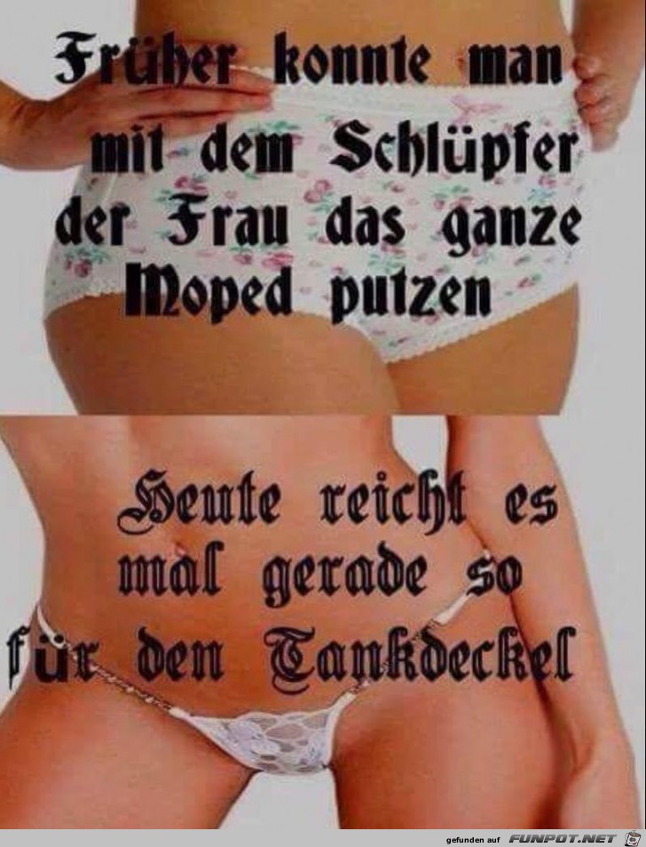 frueher konnte man frueher konnte man