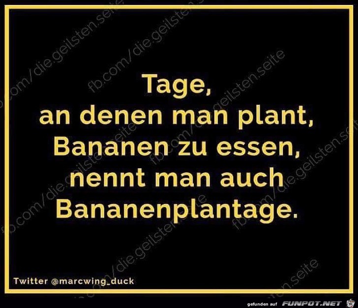 Bananen essen