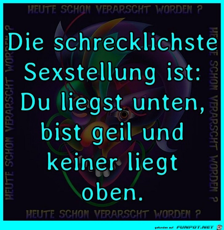 Die schrecklichste Sexstellung