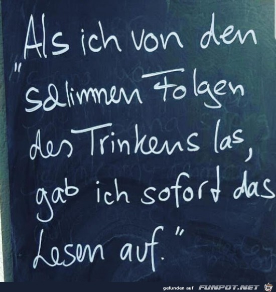 schlimme Folgen... schlimme Folgen...
