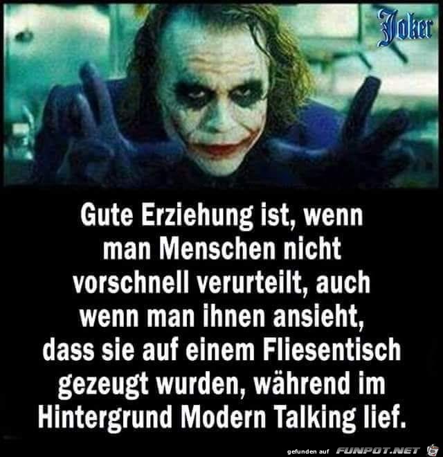 Gute Erziehung Gute Erziehung