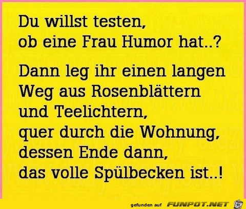 Du willst testen... Du willst testen...