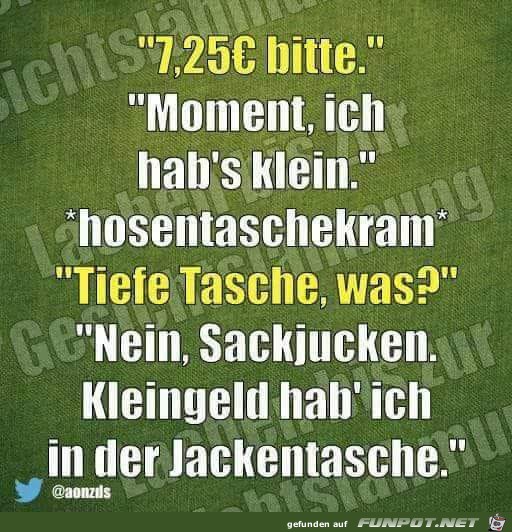 7,25€ bitte 7,25€ bitte