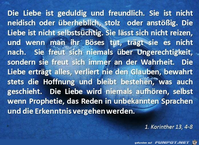 Liebe ist geduldig