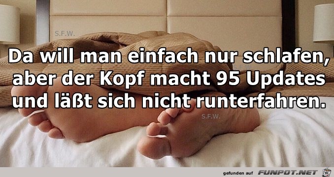 Da will man einfach nur